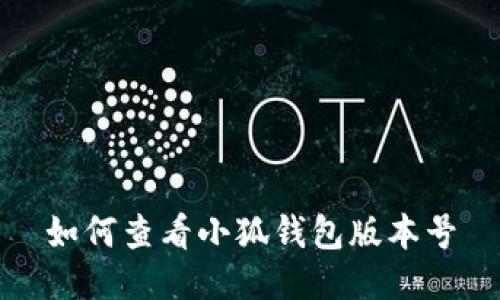 如何查看小狐錢包版本號(hào)