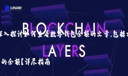 提示：這是一篇旨在深入探討如何查看數(shù)字錢包余額的文章，包括相關問題和詳細解答。


如何查看數(shù)字錢包里的余額？詳盡指南