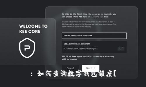 : 如何查詢數(shù)字錢包額度？